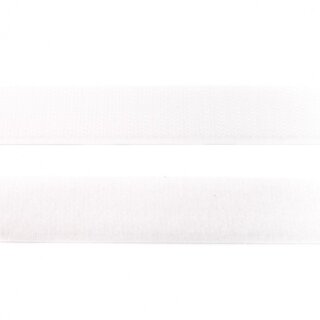 Hakenband/ zum Nähen/ weiß/ 20 mm