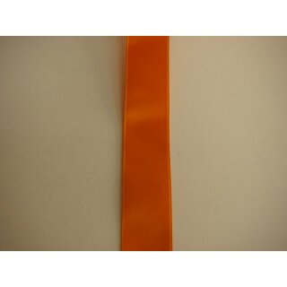 Satinband/ orange/ 25 mm