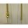 Taschen und Pulli RV/ Metallprofil gold/ 18 cm/ weiß