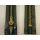 Taschen und Pulli RV/ Metallprofil gold/ 14 cm/ marine