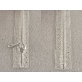 RV geschlossen/ 4 mm nahtfein Kunststoffspirale/ 60 cm/ weiß