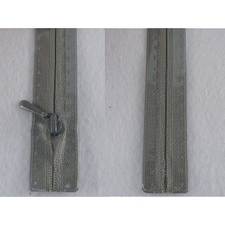 RV geschlossen/ 4 mm nahtfein Kunststoffspirale/ 60 cm/ silber
