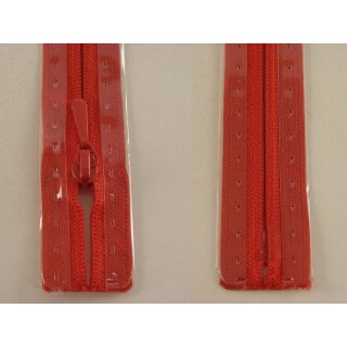 RV geschlossen/ 4 mm nahtfein Kunststoffspirale/ 50 cm/ rot