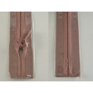 RV geschlossen/ 4 mm nahtfein Kunststoffspirale/ 60 cm/ altrosa