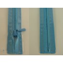 RV geschlossen/ 4 mm nahtfein Kunststoffspirale/ 60 cm/ cyan