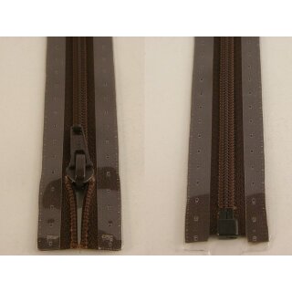 RV teilbar/ 5 mm Kunststoffspirale/ 65 cm / dunkelbraun