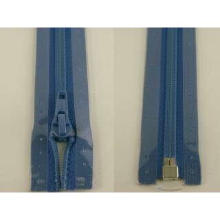 RV teilbar/ 5 mm Kunststoffspirale/ 75 cm / blau