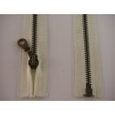 RV teilbar/ 6 mm Metall - Profil altmessing/ 40 cm/ creme