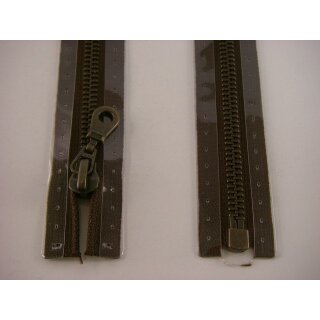 RV teilbar/ 6 mm Metall - Profil altmessing/ 60 cm/ dunkelbraun