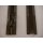 RV teilbar/ 6 mm Metall - Profil altmessing/ 60 cm/ dunkelbraun