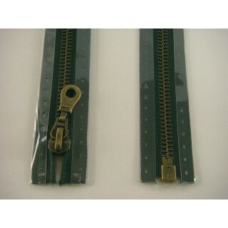 RV teilbar/ 6 mm Metall - Profil altmessing/ 40 cm/ dunkelgrün