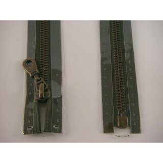 RV teilbar/ 6 mm Metall - Profil altmessing/ 60 cm/ oliv