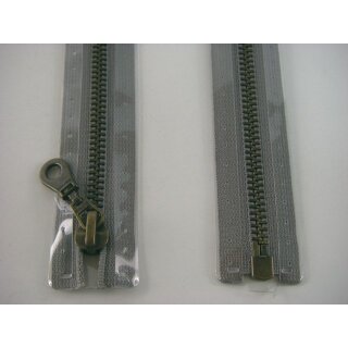 RV teilbar/ 6 mm Metall - Profil altmessing/ 70 cm/ grau