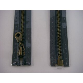 RV teilbar/ 6 mm Metall - Profil altmessing/ 80 cm/ dunkelgrau