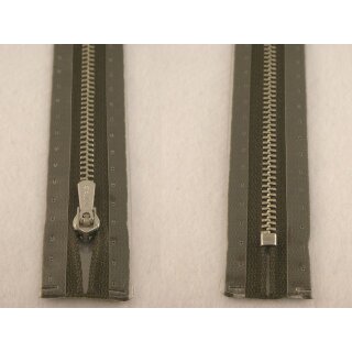RV geschlossen/ 6 mm Metallprofil silber/ 14 cm/ dunkelgrau