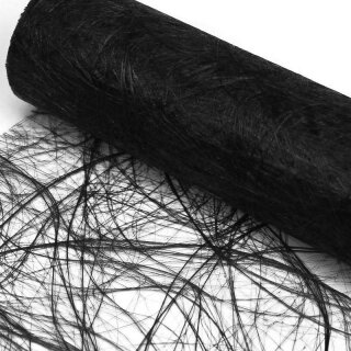 Dekovlies 30 cm schwarz