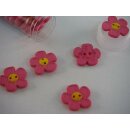 Knopf - Blume pink