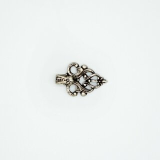 Trachtenschließe Ornament/ altsilber