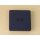 Modeknopf blau classic Viereck