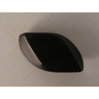 Modeknopf schwarz Juwel