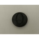 Modeknopf schwarz oval