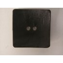 Modeknopf schwarz Quadrat grob