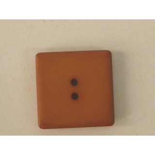 Modeknopf cognac Quadrat