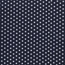 Baumwoll - Stoff Sterne blau/weiß