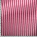 Baumwoll - Stoff Streifen rot