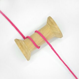 Baumwollkordel geflochten fuchsia