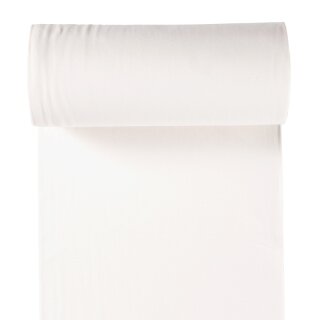 Bündchenstoff glatt creme