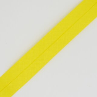 Prym Baumwoll-Schrägband Coupon 3,5 m, Breite 20 mm / zitrone