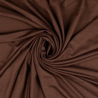 Viskose - Elastan-Jersey braun 360g/lfm.