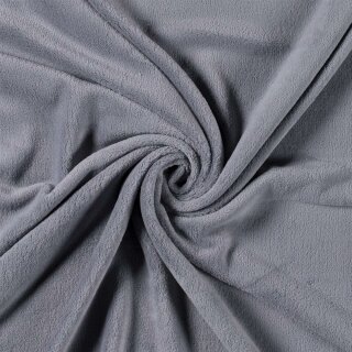 Plüschfleece grau