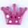 Kinderknopf Krone pink