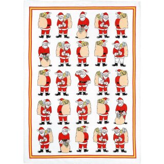Weihnachts - Geschirrtuch "Nikoläuse"