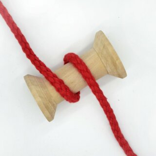 Baumwollkordel 1 cm rot