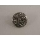 Metallknopf silber durchbrochen 25 mm