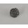 Trachtenknöpfe Metall Blume silber 15 mm