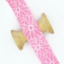 Bastelborte Blume maxi rosa