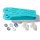 NF-Druckknöpfe/ Jersey/ Kappe lackiert/ Blau-Weiß/ 8 mm