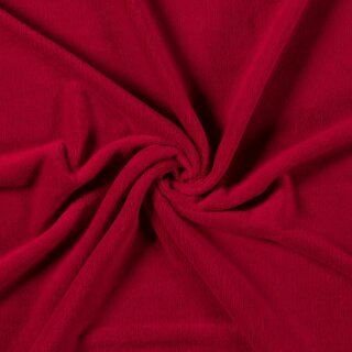 Plüschfleece rot