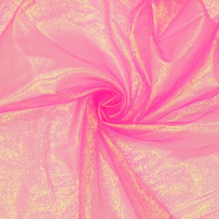 Crashorganza schillernd pink