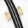 Gummiband 4 cm Streifen schwarz