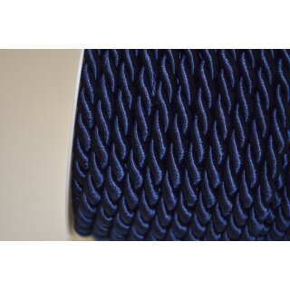 Kordel Kunstseide/ 8 mm/ marine