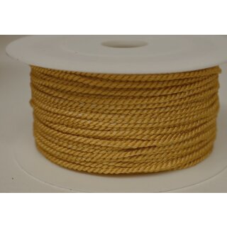Kordel Kunstseide/ 2 mm/ gold