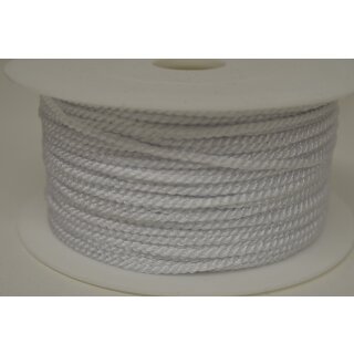 Kordel Kunstseide/ 2 mm/ weiß
