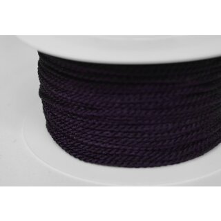Kordel Kunstseide/ 2 mm/ aubergine