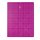 Schneideunterlage für Rollschneider/ 45 x 60 cm pink
