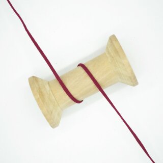 Gummikordel 3 mm weinrot